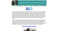 Desktop Screenshot of friendsofthecemetery.org